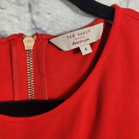 Ted Baker Red Hearn Dress - Picture 11 of 13